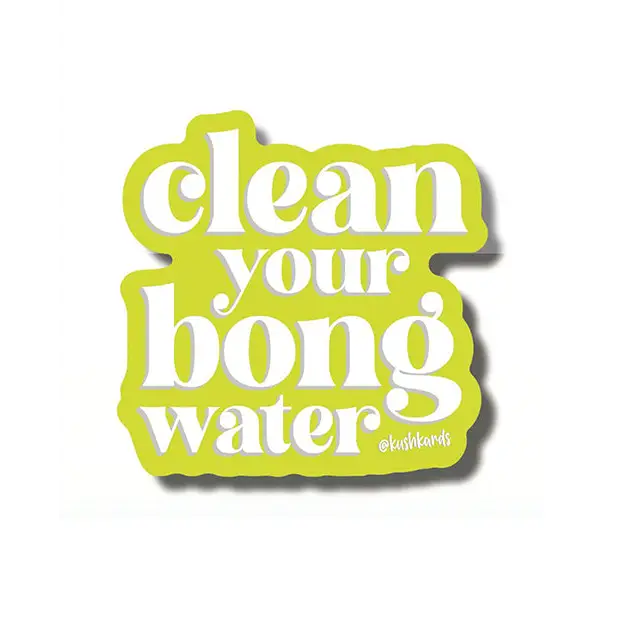 Bong Water Sticker - Pack of 3 - Novelties