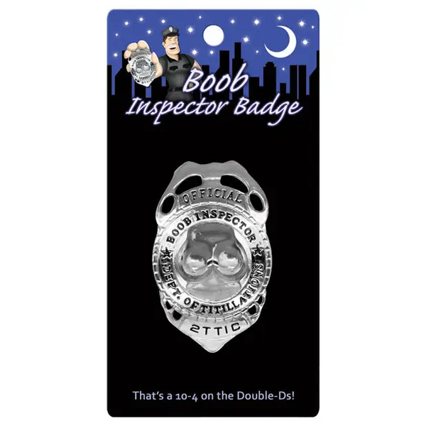 Boob Inspector Badge - Novelties