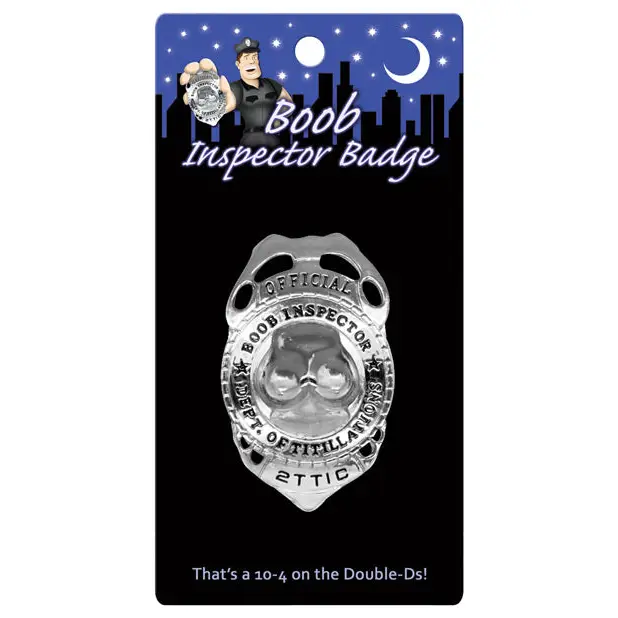 Boob Inspector Badge - Novelties
