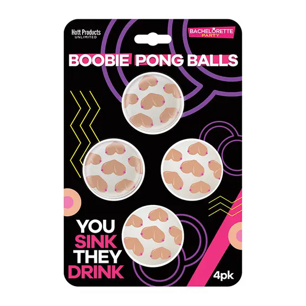 Boobie Beer Pong Balls - 4 pk - Games for Parties