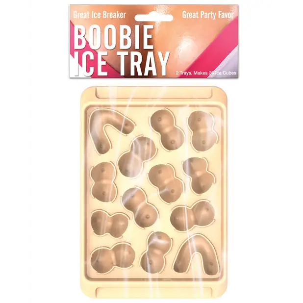Boobie Ice Cube 7’’ Tray - Pack of 2 - Bachelorette & Party Supplies