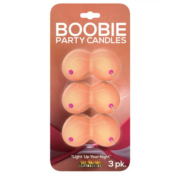 Boobie Party Candles - Pack of 3 - Bachelorette & Party Supplies