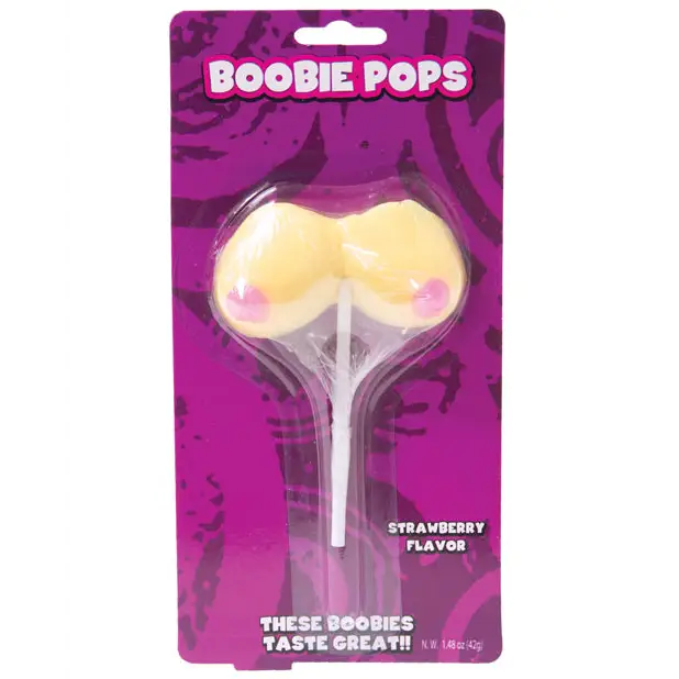 Boobies Pops - Strawberry - Bachelorette & Party Supplies