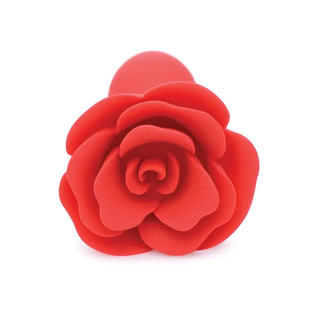 Booty Bloom Silicone Rose Anal Plug - Large - Anal Products