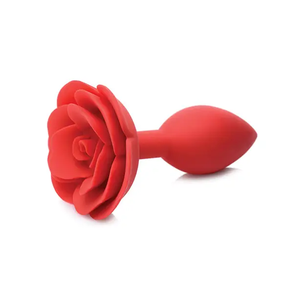 Booty Bloom Silicone Rose Anal Plug - Large - Anal Products