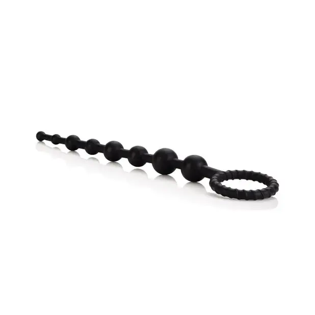Booty Call X-10 Beads - Black - Anal Products