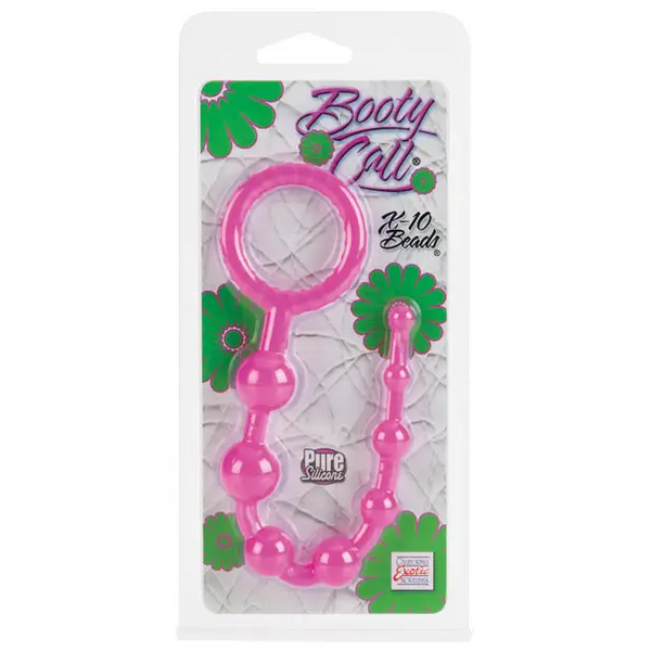 Booty Call X-10 Beads - Pink - Anal Products