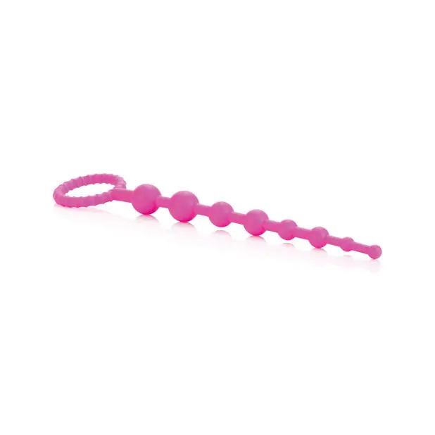 Booty Call X-10 Beads - Pink - Anal Products