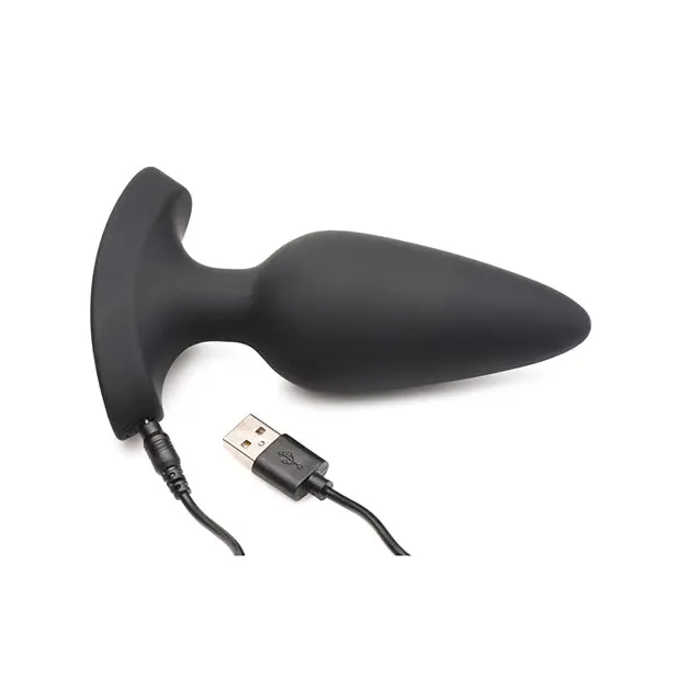 Booty Sparks Laser Heart Anal Plug w/Remote - Large - Anal Products
