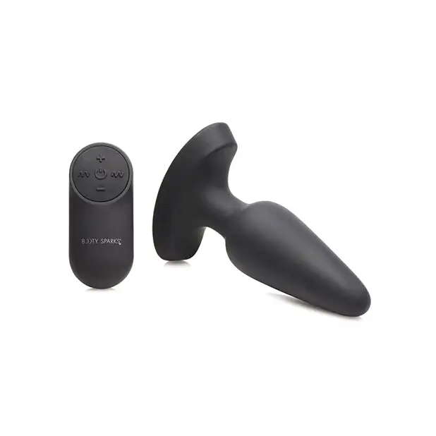 Booty Sparks Laser Heart Anal Plug w/Remote - Medium - Anal Products