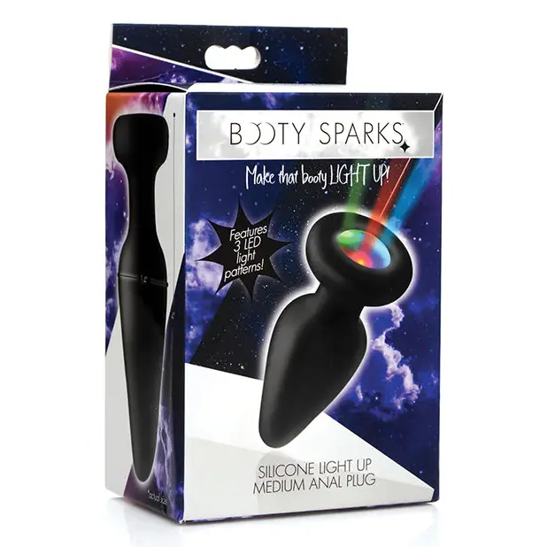 Booty Sparks Silicone Light Up Anal Plug - Medium - Anal Products