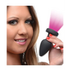 Booty Sparks Silicone Vibrating LED Plug - Small - Anal Products