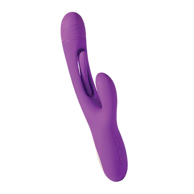 Bora G-Spot Tapping Rabbit Vibrator - Purple - Vibrators