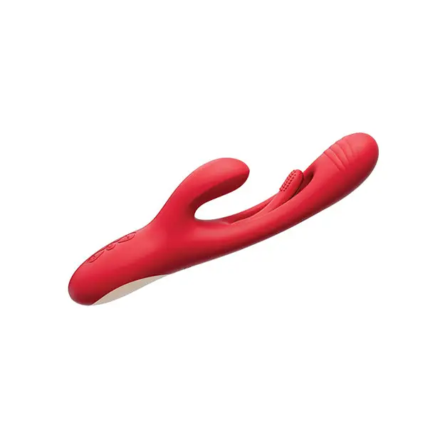 Bora-Rabbit Tapping G-spot Vibrator - Red