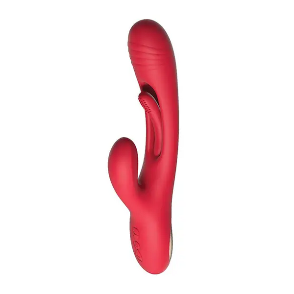 Bora-Rabbit Tapping G-spot Vibrator - Red