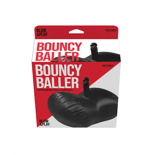 Bouncy Baller Inflatable Cushion w/Dildo & Foot Pump - Dolls & Masturbators