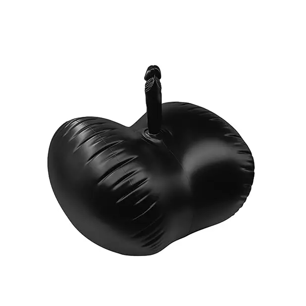 Bouncy Baller Inflatable Cushion w/Dildo & Foot Pump - Dolls & Masturbators