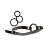 Bound by Diamonds Open Ring Gag - Black - Bondage Blindfolds & Restraints