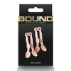 Bound C1 Nipple Clamps - Rose Gold - Bondage Blindfolds & Restraints