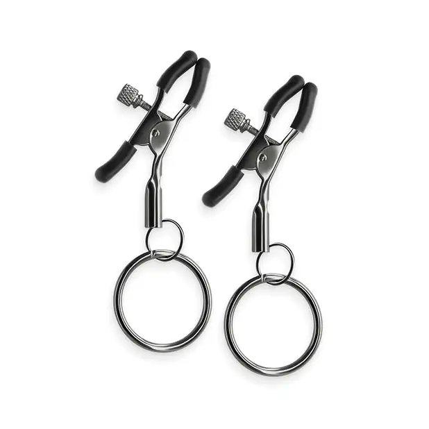Bound C2 Nipple Clamps - Gunmetal - Bondage Blindfolds & Restraints