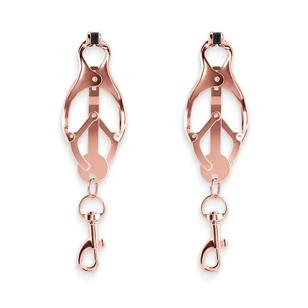 Bound C3 Nipple Clamps - Rose Gold - Bondage Blindfolds & Restraints