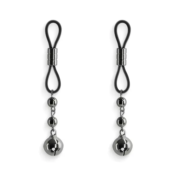 Bound D1 Nipple Clamps - Gunmetal - Bondage Blindfolds & Restraints