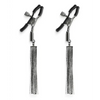 Bound D2 Nipple Clamps - Gunmetal - Bondage Blindfolds & Restraints