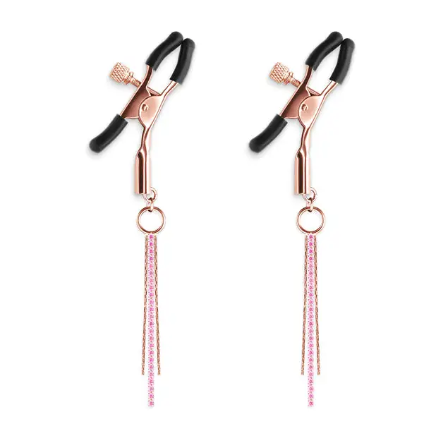 Bound D3 Nipple Clamps - Rose Gold - Bondage Blindfolds & Restraints