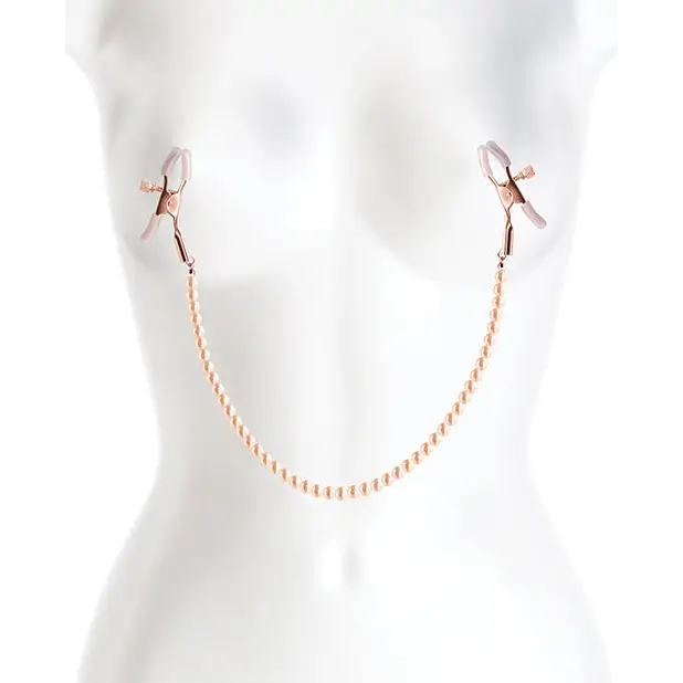Bound DC1 Nipple Clamps - Rose Gold - Bondage Blindfolds & Restraints