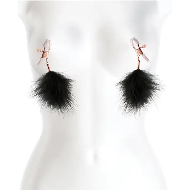 Bound F1 Nipple Clamps - Black - Bondage Blindfolds & Restraints