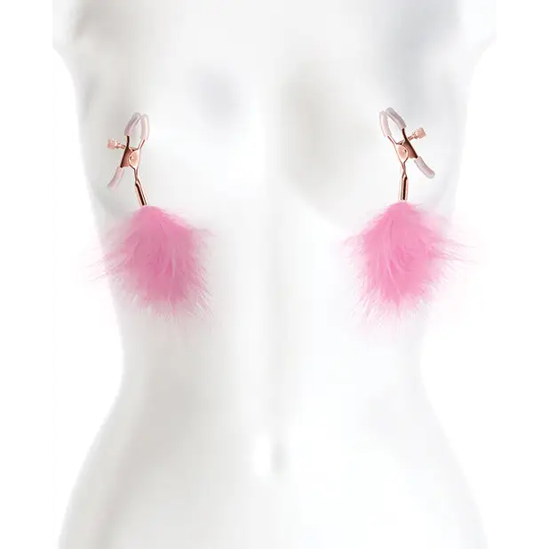 Bound F1 Nipple Clamps - Pink - Bondage Blindfolds & Restraints