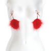 Bound F1 Nipple Clamps - Red - Bondage Blindfolds & Restraints