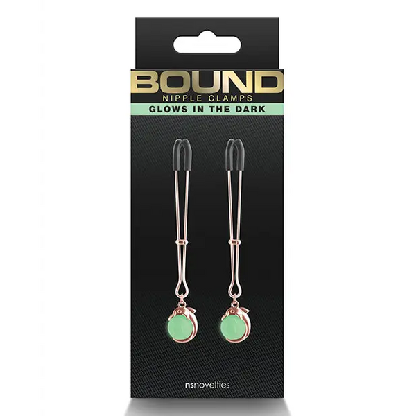 Bound G1 Nipple Clamps - Rose Gold - Bondage Blindfolds & Restraints