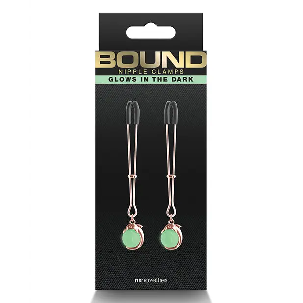 Bound G1 Nipple Clamps - Rose Gold - Bondage Blindfolds & Restraints