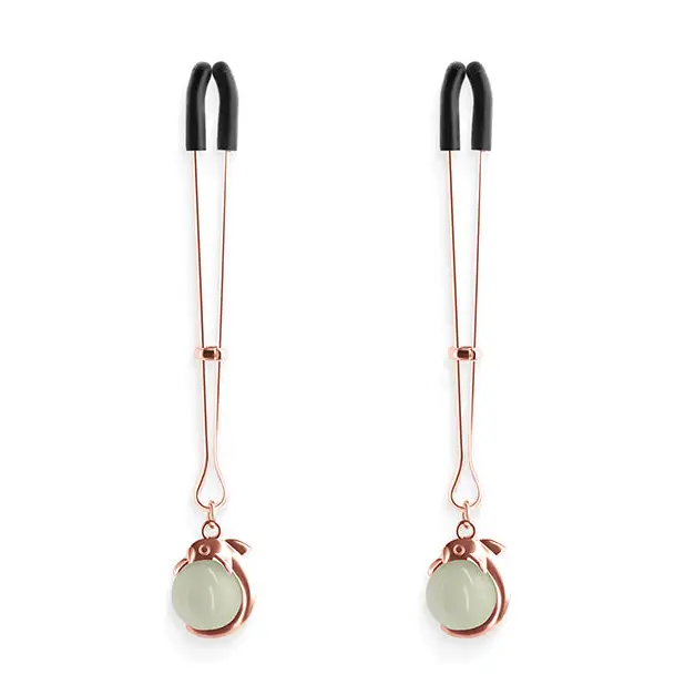 Bound G1 Nipple Clamps - Rose Gold - Bondage Blindfolds & Restraints