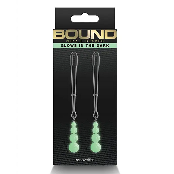 Bound G2 Nipple Clamps - Gunmetal - Bondage Blindfolds & Restraints