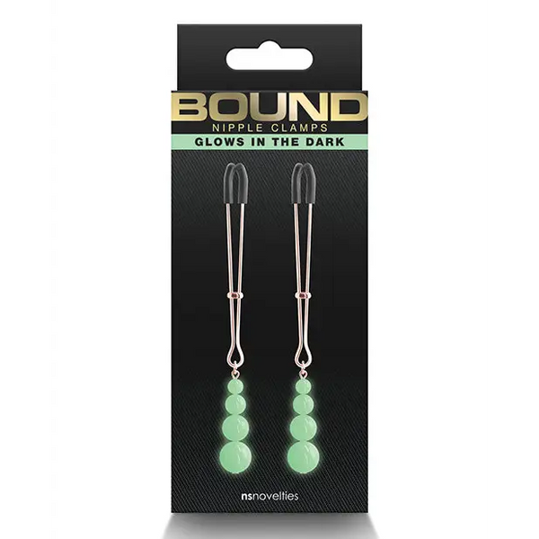 Bound G2 Nipple Clamps - Rose Gold - Bondage Blindfolds & Restraints