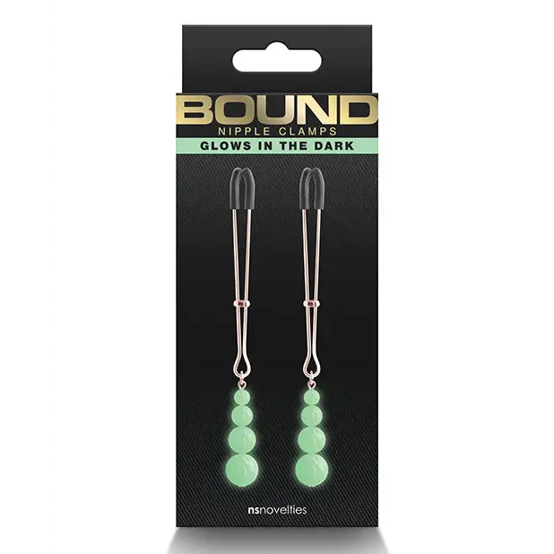 Bound G2 Nipple Clamps - Rose Gold - Bondage Blindfolds & Restraints