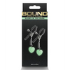Bound G3 Nipple Clamps - Gunmetal - Bondage Blindfolds & Restraints