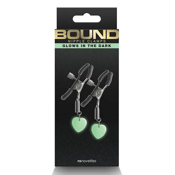 Bound G3 Nipple Clamps - Gunmetal - Bondage Blindfolds & Restraints