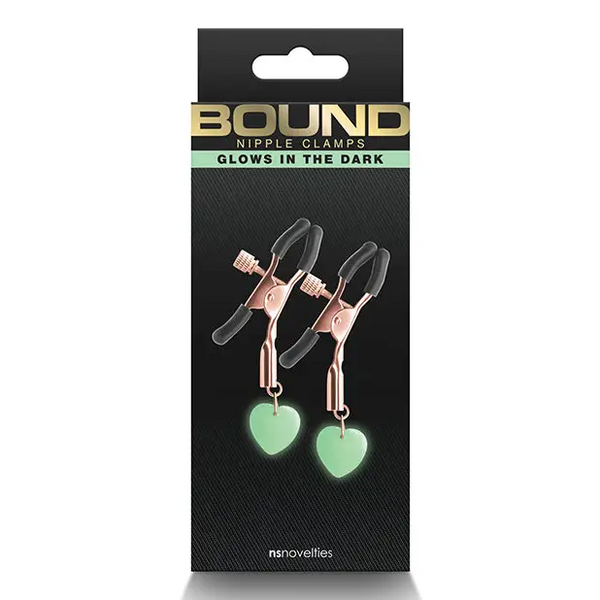 Bound G3 Nipple Clamps - Rose Gold - Bondage Blindfolds & Restraints