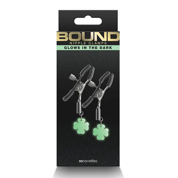 Bound G4 Nipple Clamps - Gunmetal - Bondage Blindfolds & Restraints
