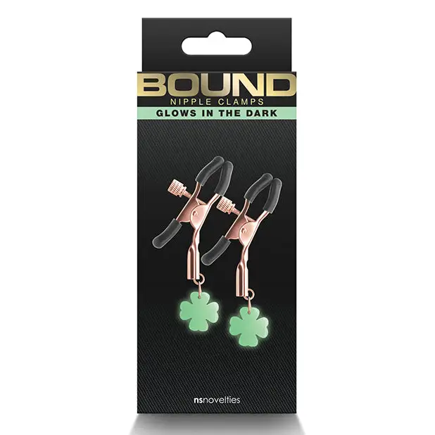 Bound G4 Nipple Clamps - Rose Gold - Bondage Blindfolds & Restraints