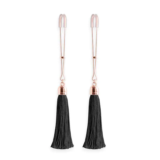 Bound T1 Nipple Clamps - Black - Bondage Blindfolds & Restraints