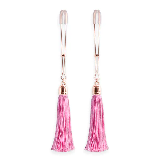 Bound T1 Nipple Clamps - Pink - Bondage Blindfolds & Restraints