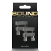 Bound V1 Nipple Clamps - Gunmetal - Bondage Blindfolds & Restraints