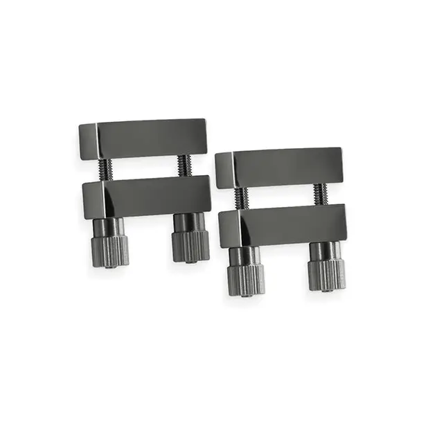 Bound V1 Nipple Clamps - Gunmetal - Bondage Blindfolds & Restraints