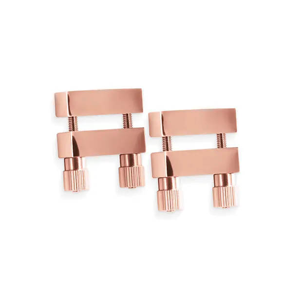 Bound V1 Nipple Clamps - Rose Gold - Bondage Blindfolds & Restraints