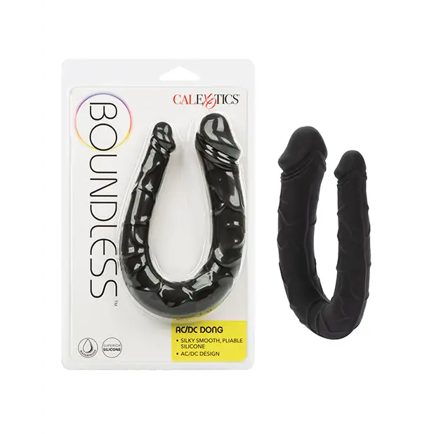 Boundless AC/DC Double Dong - Black - Dongs & Dildos