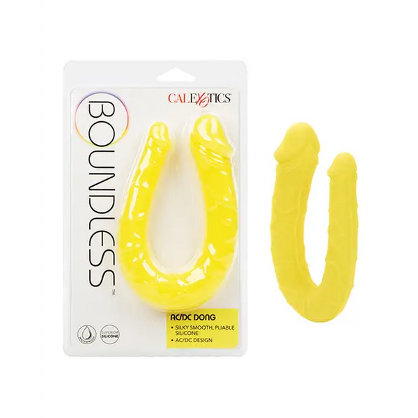 Boundless AC/DC Double Dong - Yellow - Dongs & Dildos